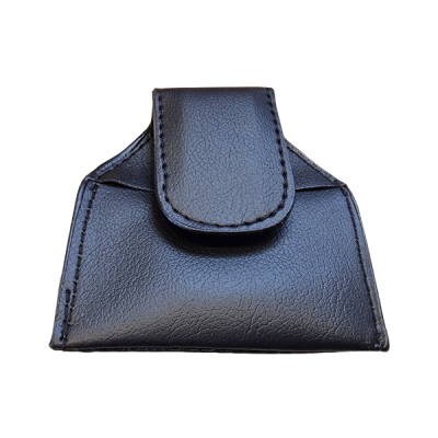 Kreidebeutel Leder schwarz (ohne Kreide)